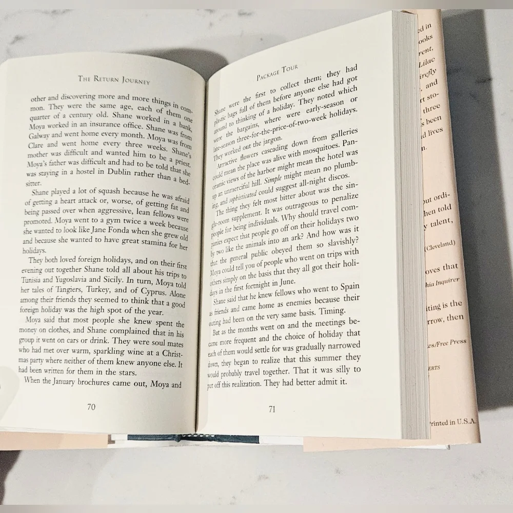 BOGO The Return Journey Maeve Binchy Hardcover Book